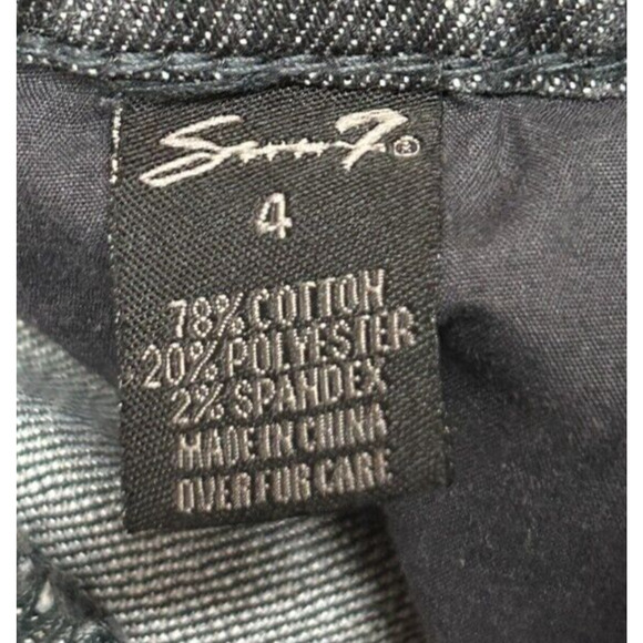 Seven 7 Jeans Womens 4 Dark Gray Measures 29X30 Mid Rise Bootcut Stretch - Picture 6 of 8